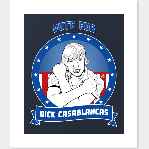 Vote for Dick Casablancas Wall Art by rednessdesign